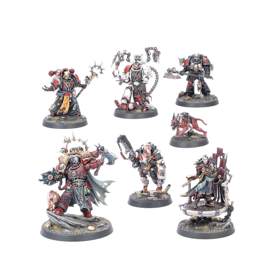 Huron Corazón Negro y Corsarios Rojos | Marines Espaciales del Caos Warhammer 40K
