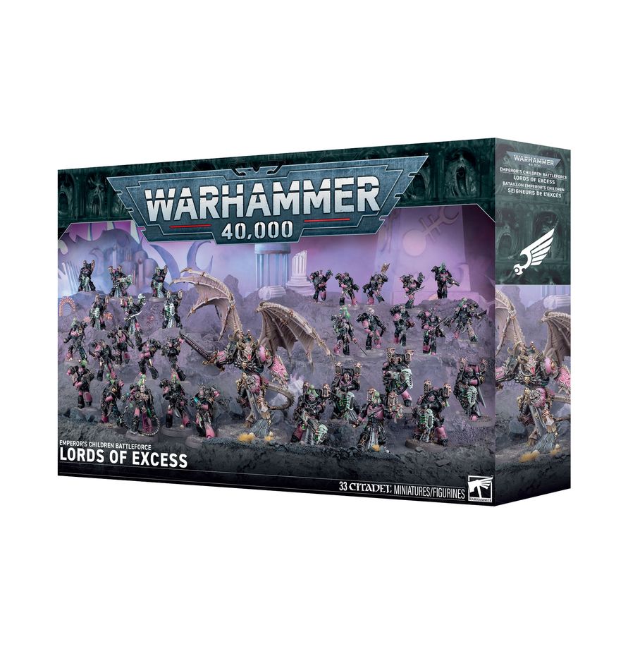 Emperor’s Children Señores del Exceso | Battleforce Slaanesh Warhammer 40K Imagen principal del producto