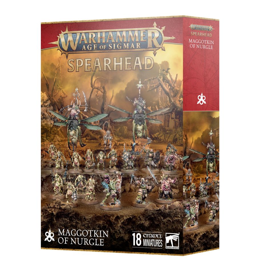 SPEARHEAD MAGGOTKIN OF NURGLE - PUNTA DE LANZA AGUSANADOS DE NURGLE Imagen principal del producto