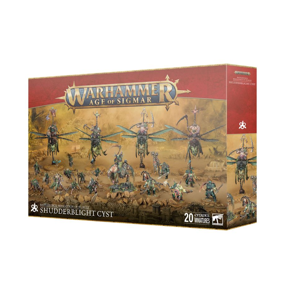 ✅ FUERZA DE BATALLA: QUISTE DE PESTEDRAMA DE LOS AGUSANADOS DE NURGLE – SHUDDERBLIGHT CYST - MAGGOTKIN OF NURGLE Imagen principal del producto