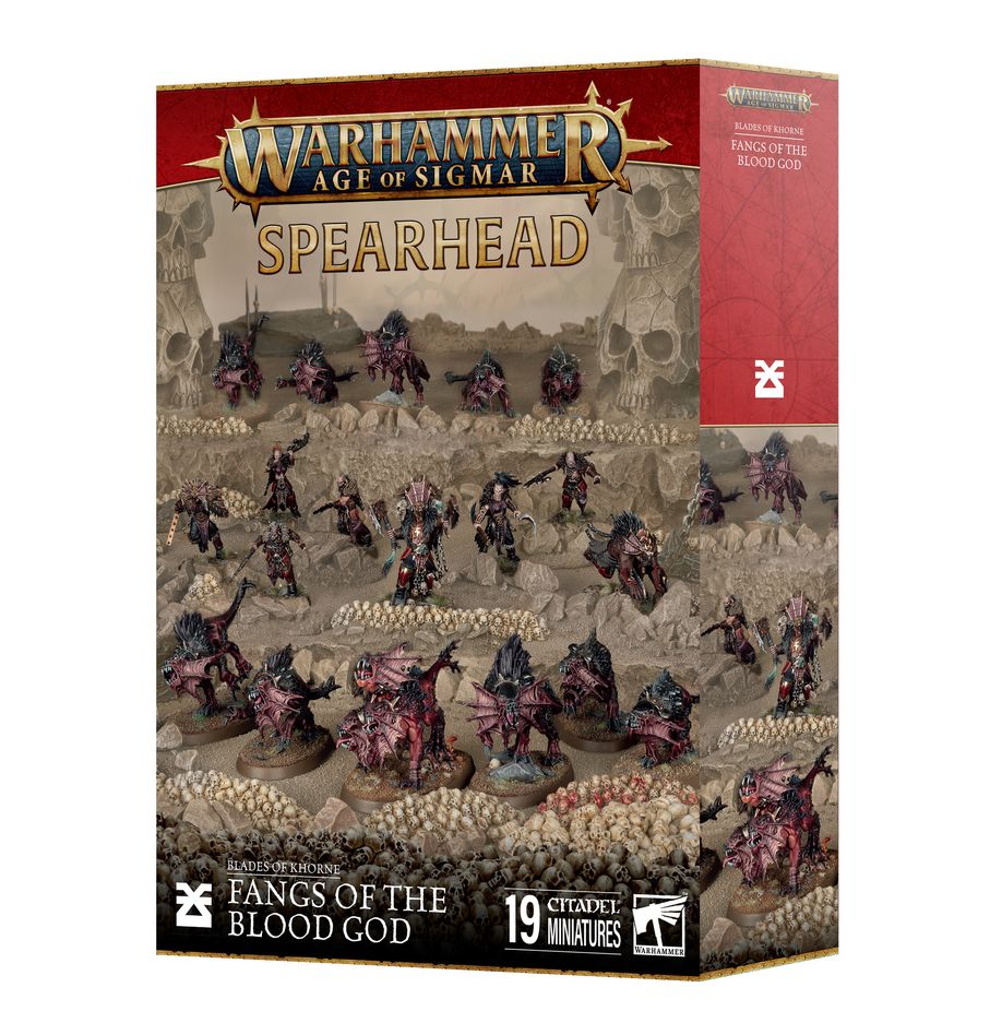 PUNTA DE LANZA FILOS DE KHORNE | Colmillos del Dios de la Sangre Age of Sigmar