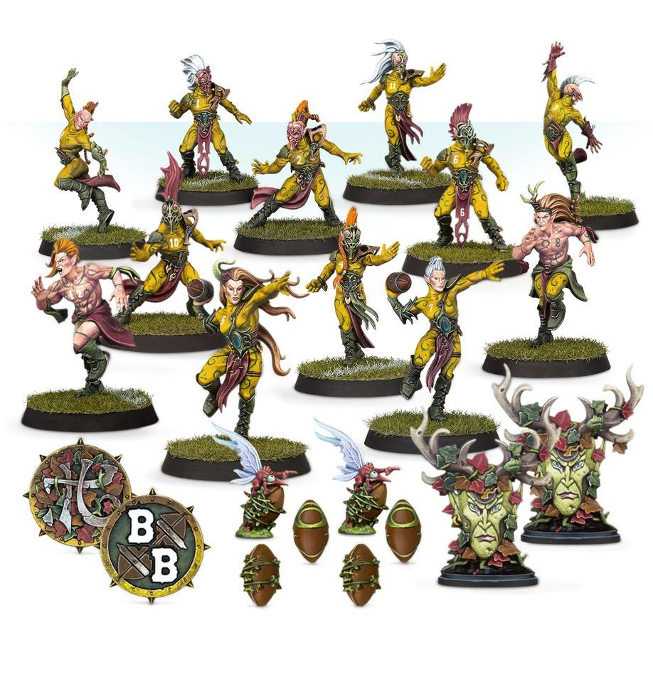 EQUIPO WOOD ELVES BLOOD BOWL | Athelorn Avengers | Elfos Silvanos oficiales GW