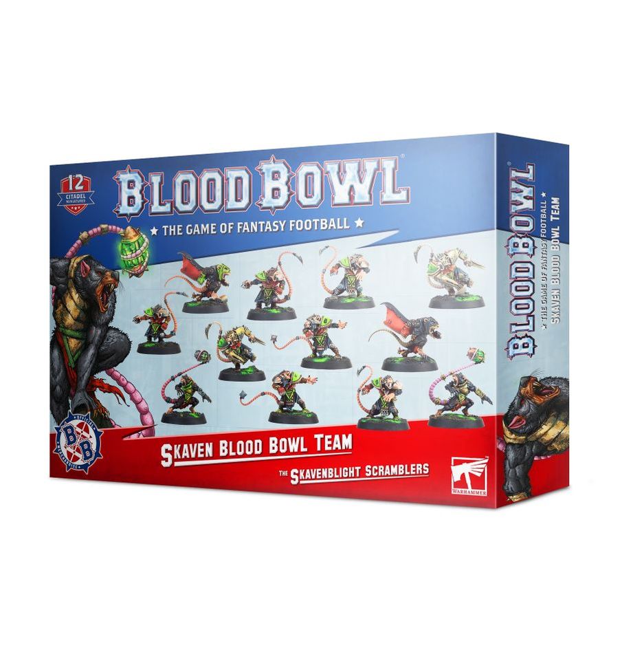 SKAVENBLIGHT SCRAMBLERS | Equipo Skaven Blood Bowl | 12 miniaturas veloces Imagen principal del producto