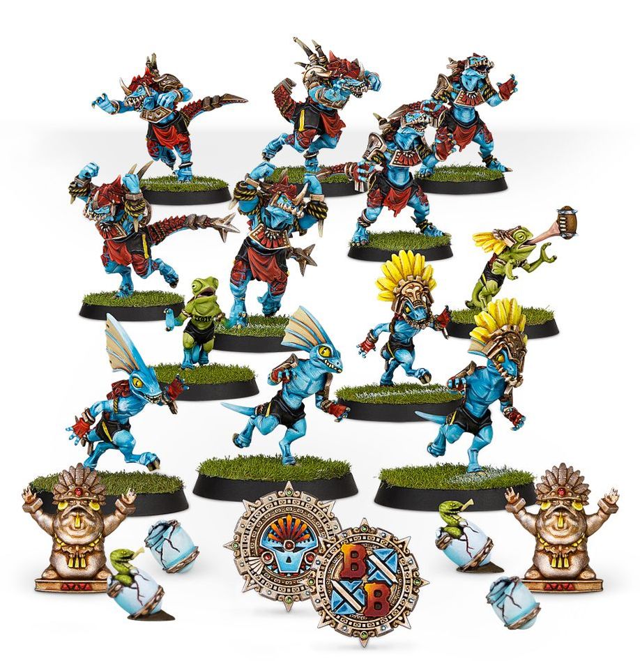 EQUIPO LIZARDMEN BLOOD BOWL | Gwaka'moli Crater Gators | Saurus y Skinks GW Imagen principal del producto
