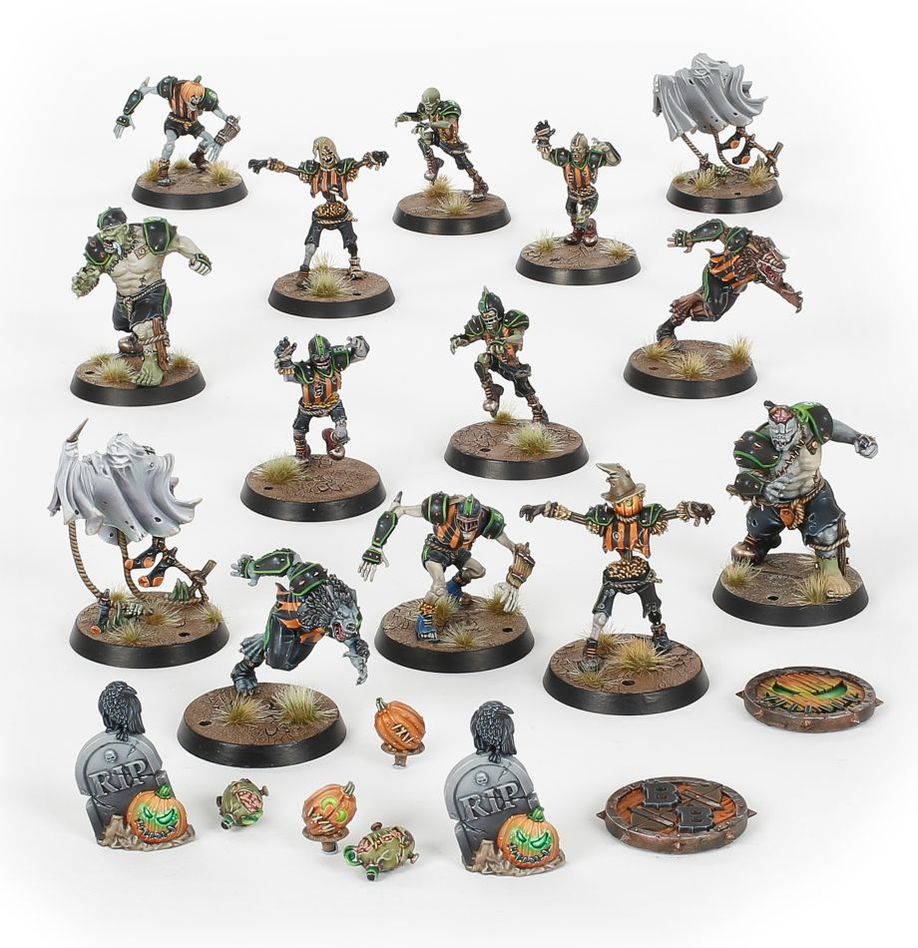 WOLFENBURG CRYPT-STEALERS | Equipo Necromantic Horror Blood Bowl | 14 miniaturas