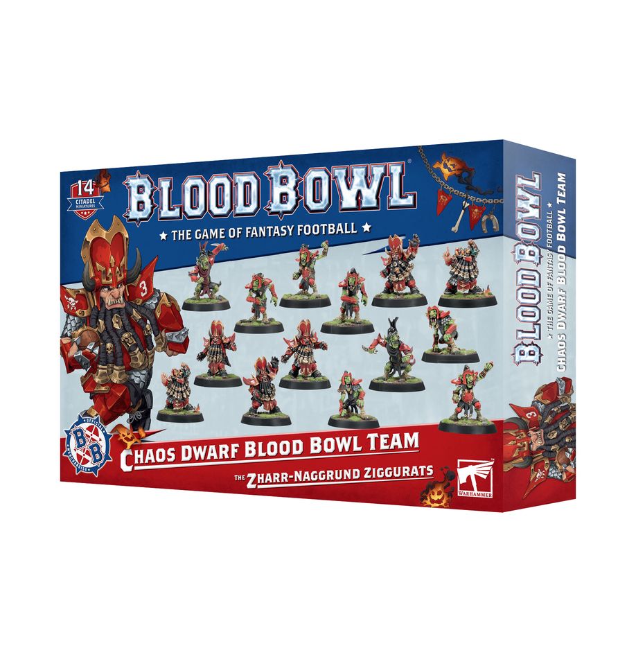 EQUIPO CHAOS DWARF BLOOD BOWL | Zharr-Naggrund Ziggurats | Enanos del Caos GW Imagen secundaria del producto