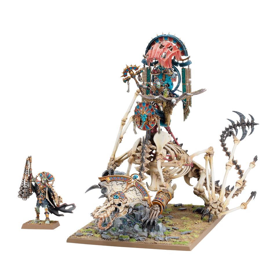 ✅ TKK: TOMB KING ON NECROLITH BONE DRAGON