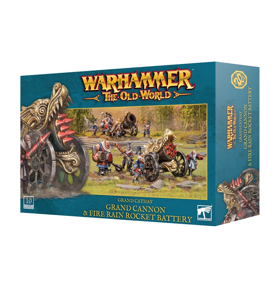 CATHAYAN GRAND CANNON / FIRE RAIN ROCKET BATTERIES | Warhammer The Old World | 132 piezas Imagen principal del producto