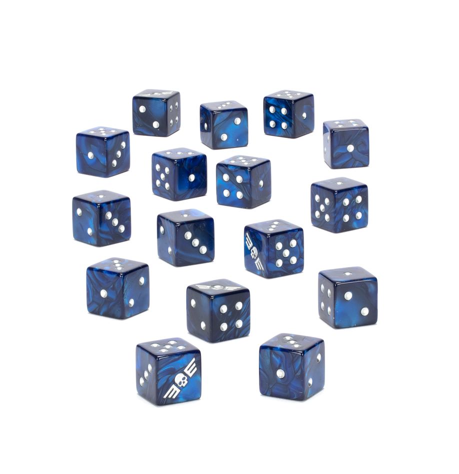 DADOS DEL ASTRA MILITARUM - KORPS DE LA MUERTE DE KRIEG (16 UDS.) 🎲💀 Imagen secundaria del producto