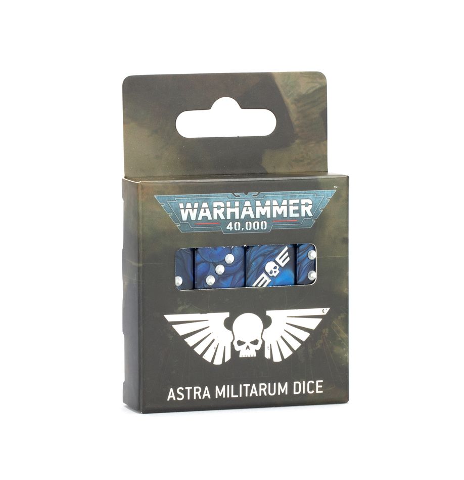 DADOS DEL ASTRA MILITARUM - KORPS DE LA MUERTE DE KRIEG (16 UDS.) 🎲💀 Imagen principal del producto