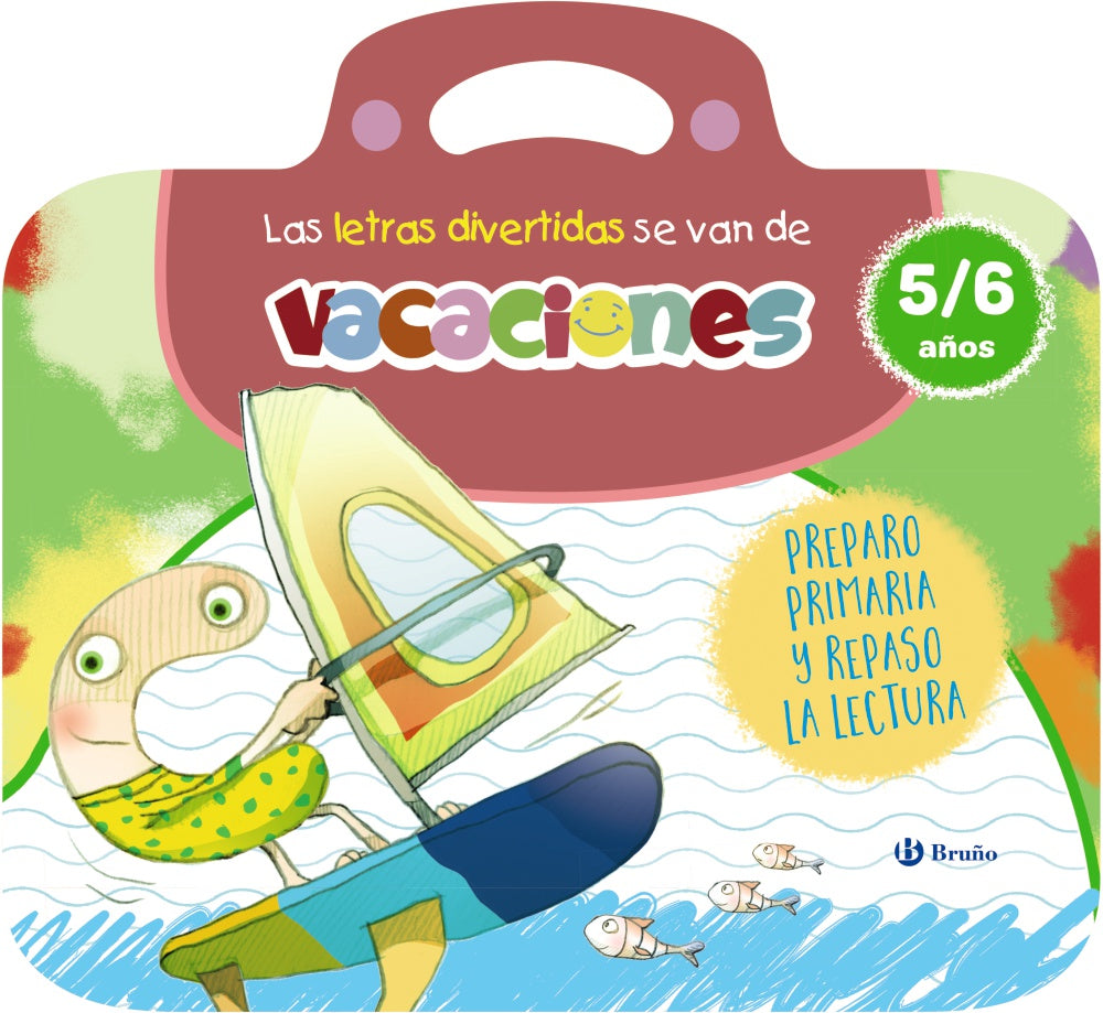 Las Letras Divertidas Se Van de Vacaciones. 5-6 Años: Preparo Primaria y Repaso la Lectura Imagen principal del producto