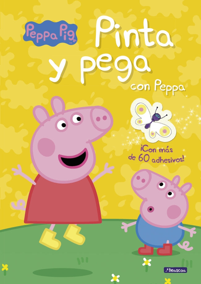 Peppa Pig. Cuaderno de actividades - Pinta y pega con Peppa: (Incluye adhesivos) Imagen principal del producto