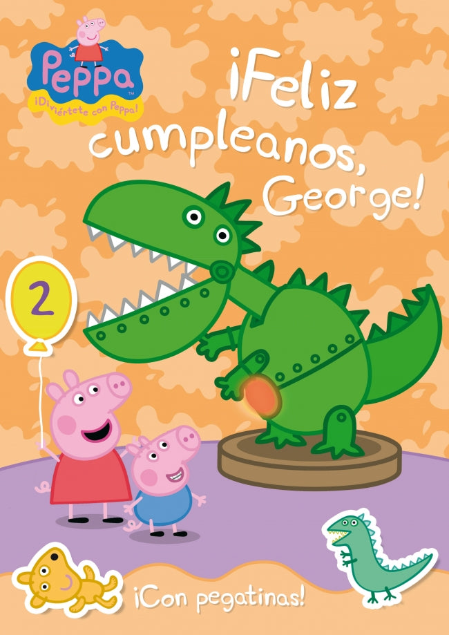 Peppa Pig. Cuaderno de actividades - ¡Feliz cumpleaños George!: (Incluye pegatinas) Imagen principal del producto