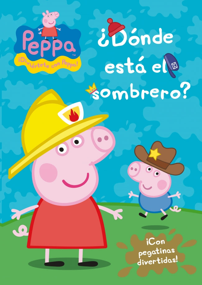 Peppa Pig. Cuaderno de actividades - ¿Dónde está el sombrero?: (Incluye pegatinas) Imagen principal del producto