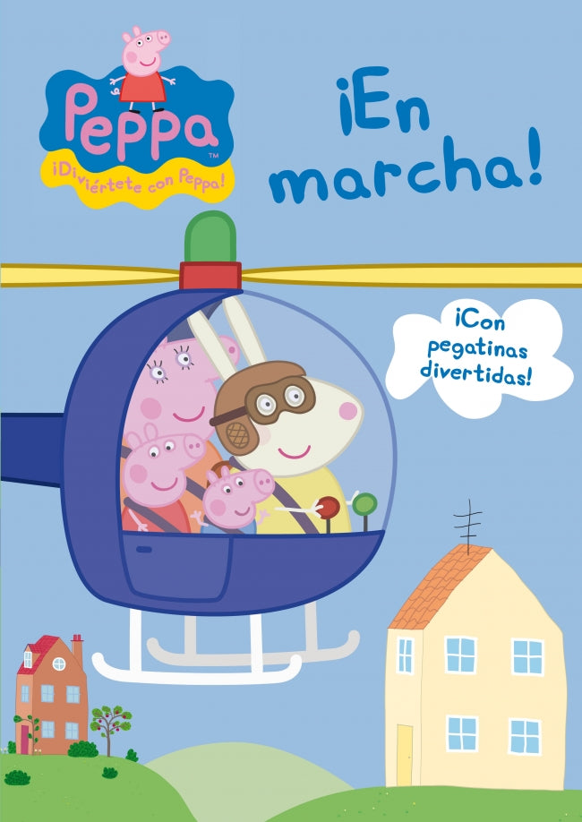 Peppa Pig. Cuaderno de actividades - ¡En marcha!: (Incluye pegatinas) Imagen principal del producto