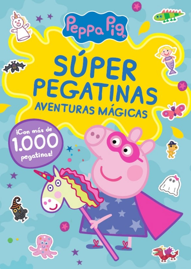 Peppa Pig. Cuaderno de Actividades - Súper Pegatinas. Aventuras Mágicas: ¡con Más de 1000 Pegatinas! Imagen principal del producto