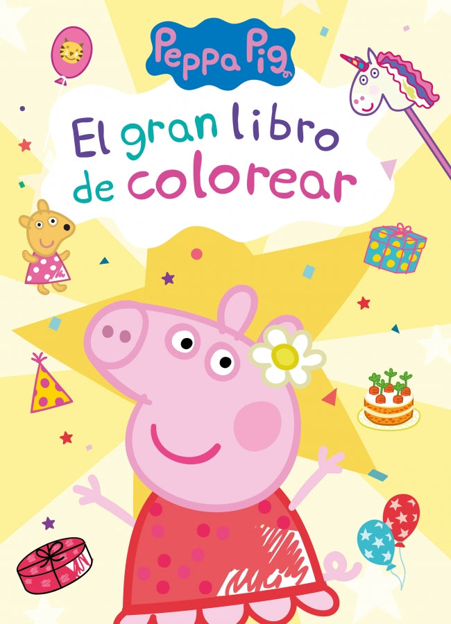 Peppa Pig. Cuaderno de Actividades - el Gran Libro de Colorear: Pinta y Diviértete con Peppa Imagen principal del producto