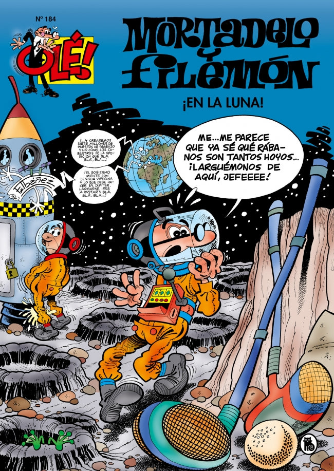 Mortadelo y Filemón. ¡En la luna! (Olé! Mortadelo 184) Imagen principal del producto