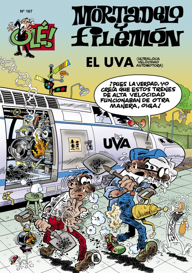 Mortadelo y Filemón. El U.V.A. (Ultraloca Velocidad Automotora) (Olé! Mortadelo 167) Imagen principal del producto