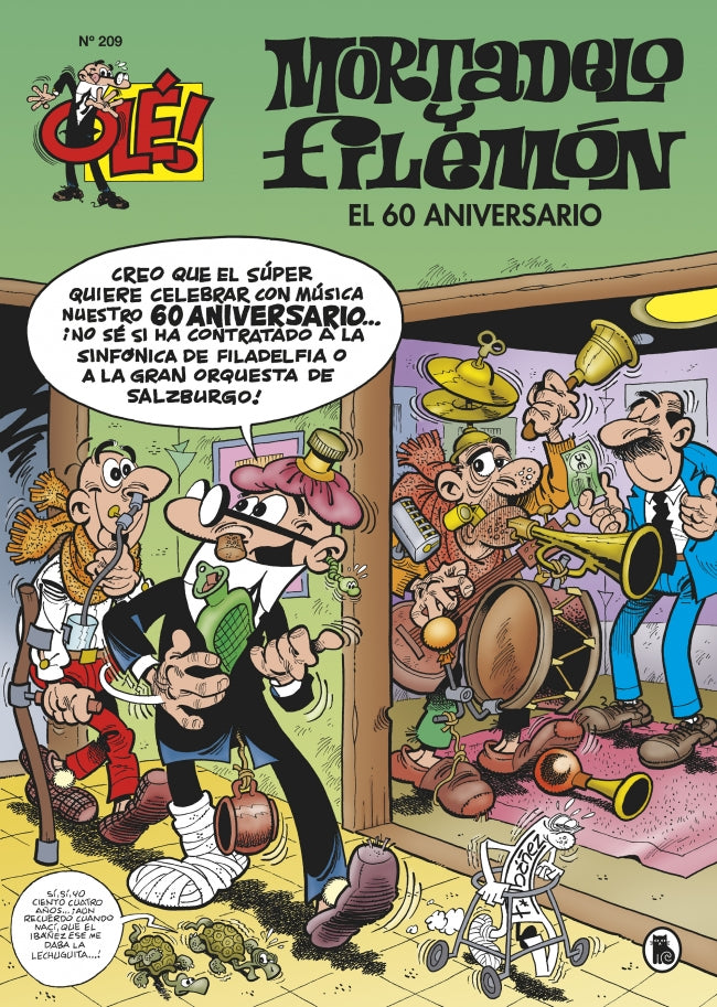 Mortadelo y Filemón. El 60 aniversario (Olé! Mortadelo 209) Imagen principal del producto