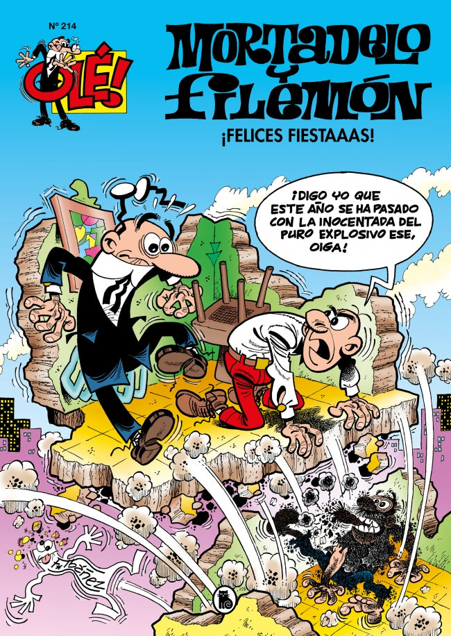 Mortadelo y Filemón. ¡Felices fiestaaas! (Olé! Mortadelo 214) Imagen principal del producto