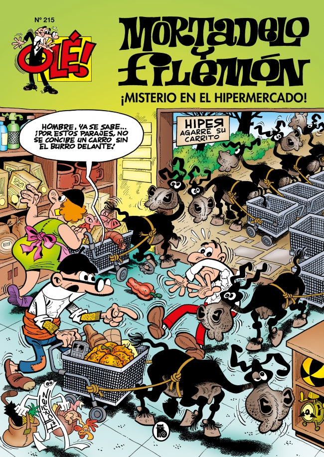 Mortadelo y Filemón. ¡Misterio en el hipermercado! (Olé! Mortadelo 215) Imagen principal del producto