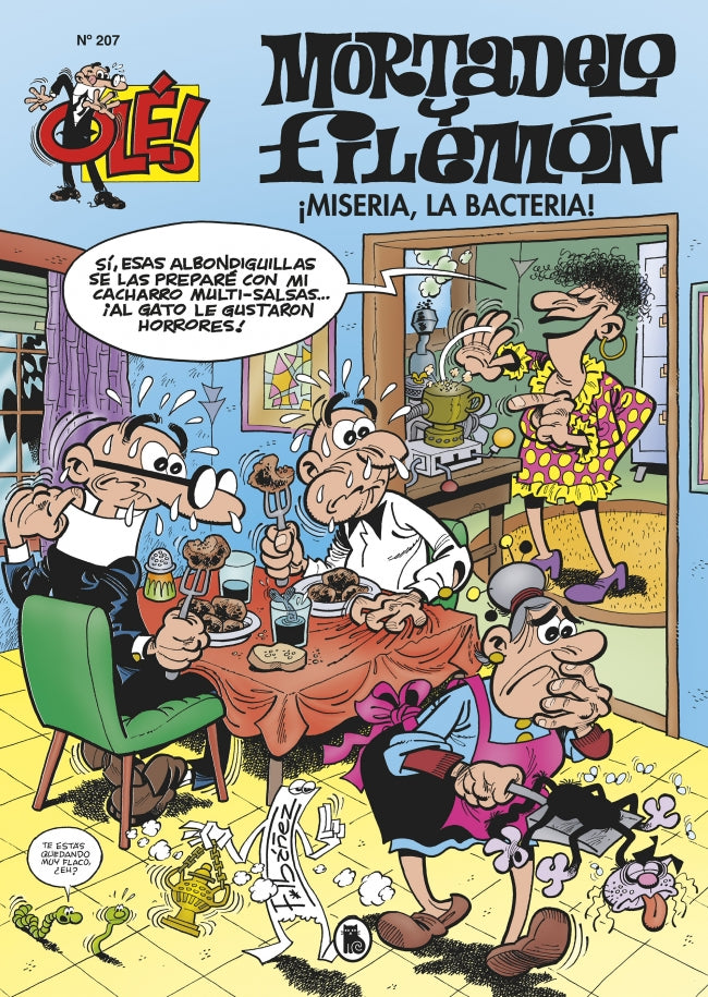 Mortadelo y Filemón. ¡Miseria, la Bacteria! (Olé! Mortadelo 207) Imagen principal del producto