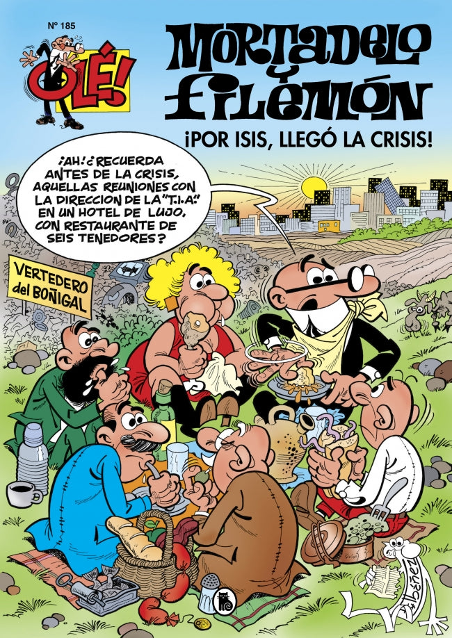 Mortadelo y Filemón. ¡Por Isis! ¡Llegó la crisis! (Olé! Mortadelo 185) Imagen principal del producto
