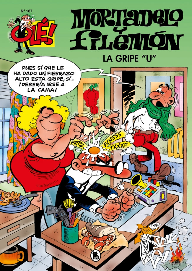 Mortadelo y Filemón. La gripe "U" (Olé! Mortadelo 187) Imagen principal del producto
