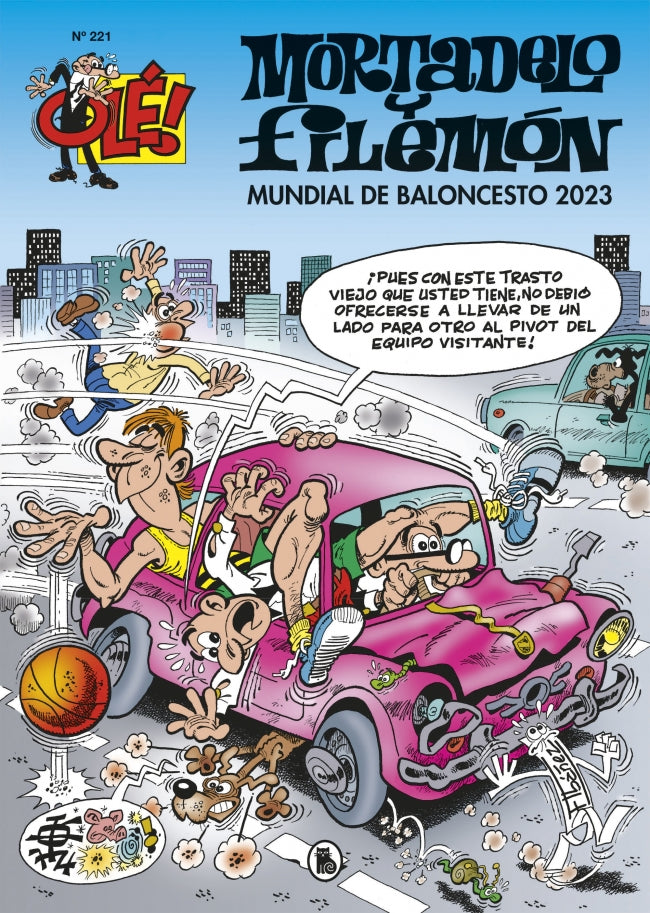 Mundial de baloncesto 2023 (Olé! Mortadelo 221) Imagen principal del producto