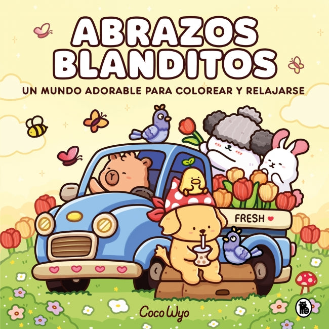 Abrazos blanditos: Un mundo cozy y adorable para colorear y relajarse ideal para niños y adultos Imagen principal del producto