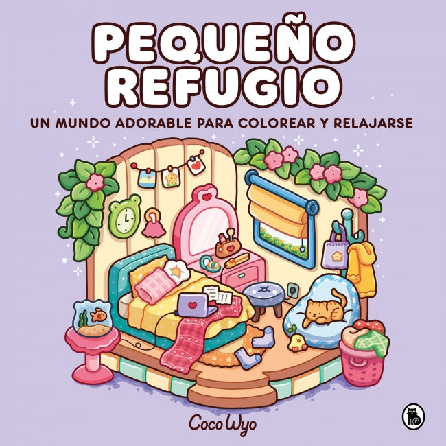 Pequeño refugio: Un mundo cozy y adorable para colorear y relajarse ideal para niños y adultos Imagen principal del producto
