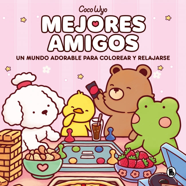 Mejores amigos: Un mundo adorable para colorear y relajarse Imagen principal del producto