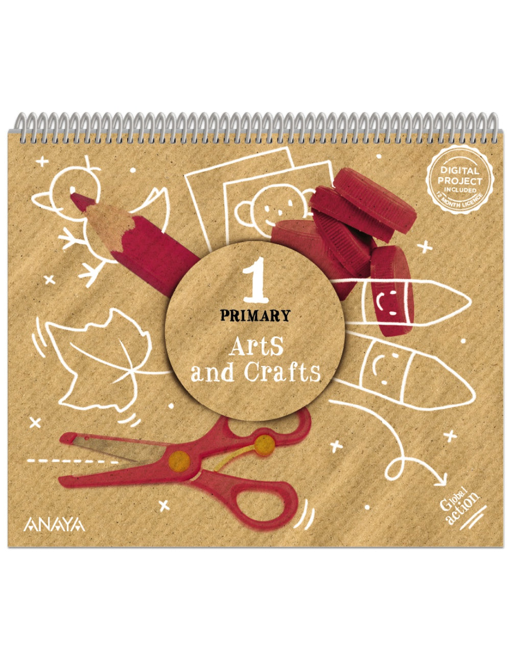 Arts and Crafts 1. Pupil Book (1º Primaria) Global Action | Oviedo Melgares, Ana Teresa | 9788414313152 (ANAYA TEXTO) Imagen principal del producto