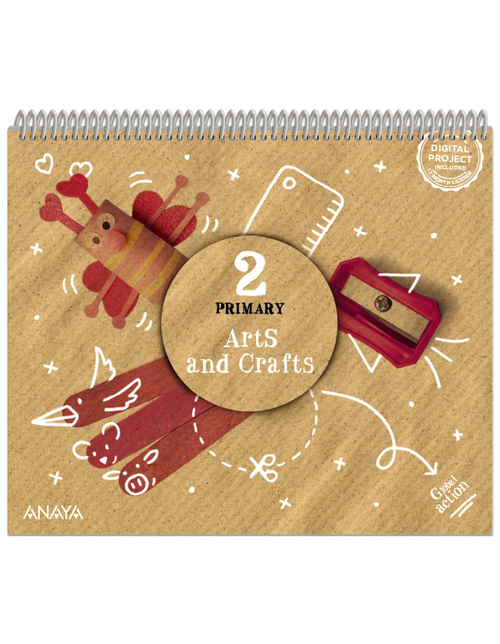 Arts and Crafts 2. Pupil Book (2º Primaria) Global Action | Oviedo Melgares, Ana Teresa | 9788414313190 (ANAYA TEXTO)