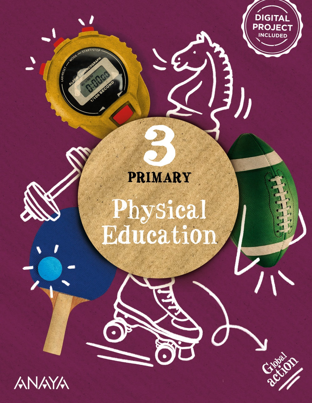 Physical Education 3. Pupil's Book (3º Primaria) Global Action | Varios autores | 9788414313558 (ANAYA TEXTO) Imagen principal del producto