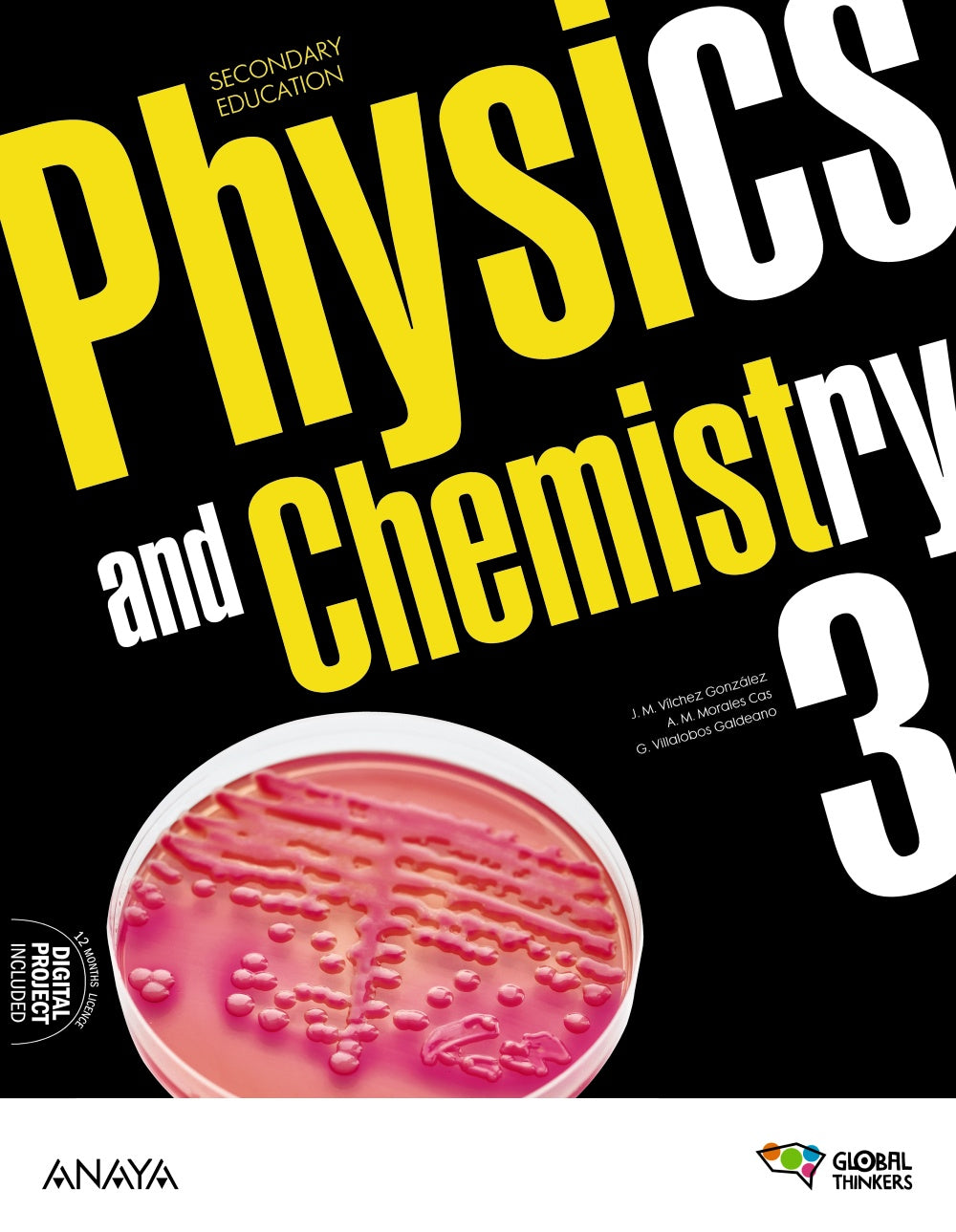 Physics and Chemistry 3. Student's Book (3º ESO) Global Thinkers | Varios autores | 9788414313992 (ANAYA TEXTO) Imagen principal del producto