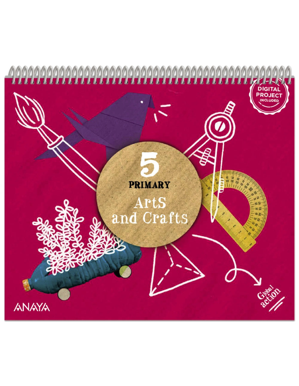 Arts and Crafts 5. Pupil Book (5º Primaria) Global Action | Varios autores | 9788414316405 (ANAYA TEXTO)