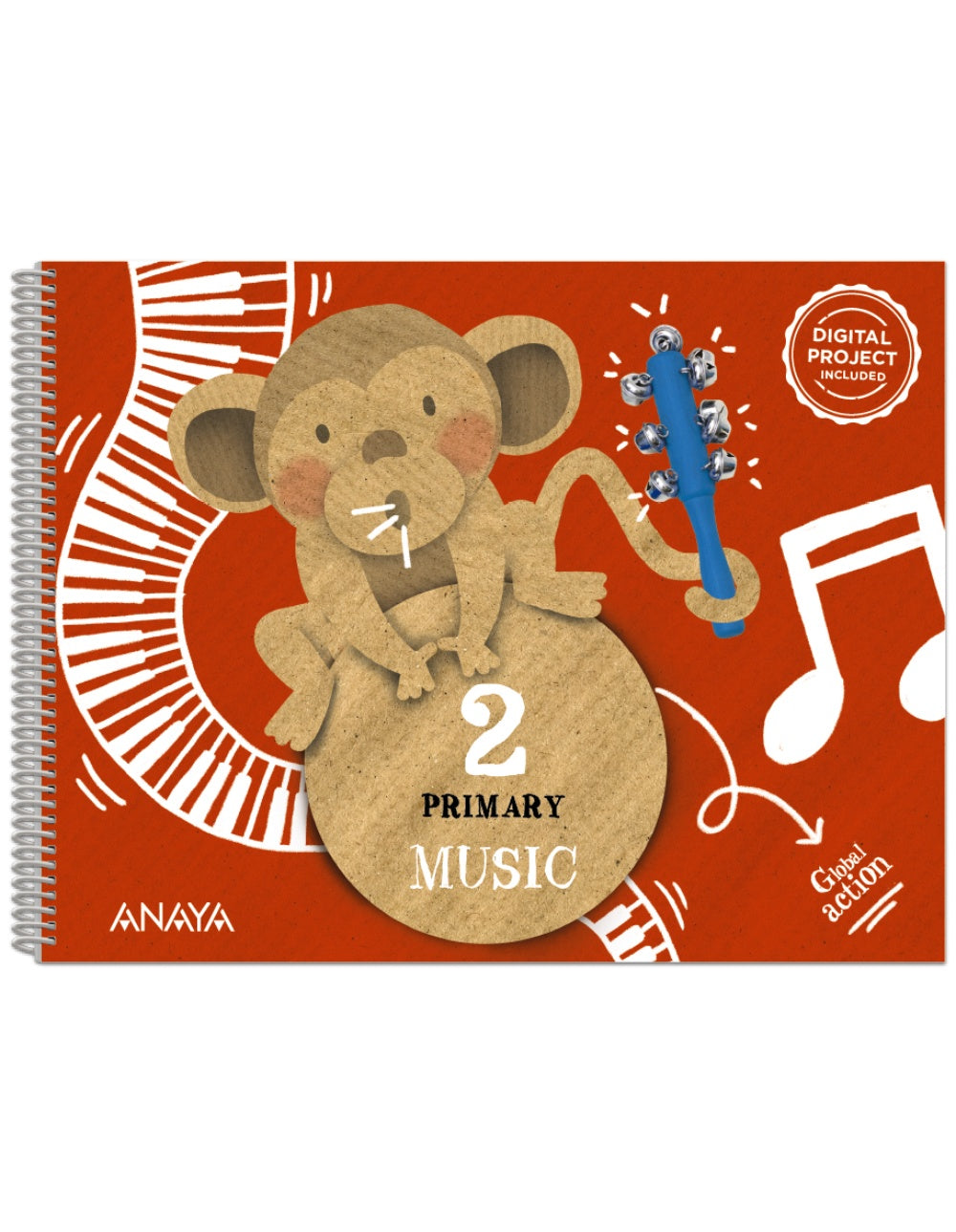 Music 2. Pupil's Book (2º Primaria) Global Action | Varios autores | 9788414316603 (ANAYA TEXTO)