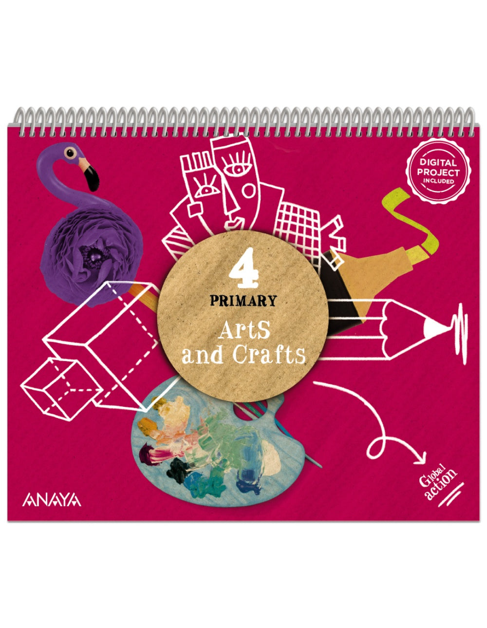 Arts and Crafts 4. Pupil Book (4º Primaria) Global Action | Varios autores | 9788414330906 (ANAYA TEXTO) Imagen principal del producto