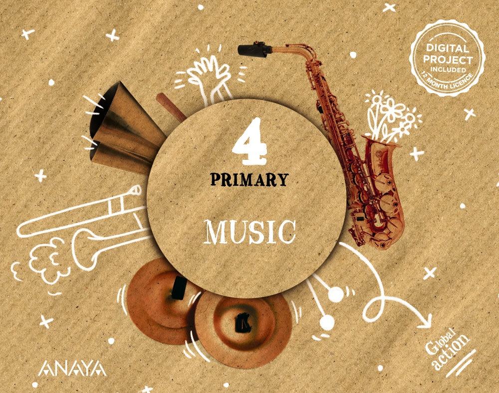 Music 4. Pupil's Book (4º Primaria) Global Action | Varios autores | 9788414330982 (ANAYA TEXTO)