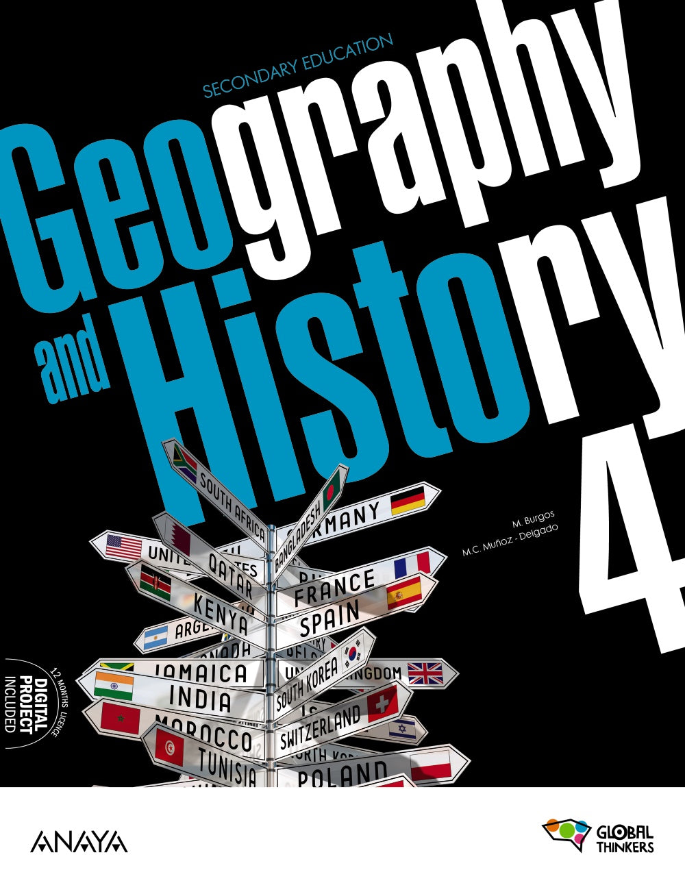 Geography and History 4. Student's Book (4º ESO) Global Thinkers | Varios autores | 9788414331767 (ANAYA TEXTO)