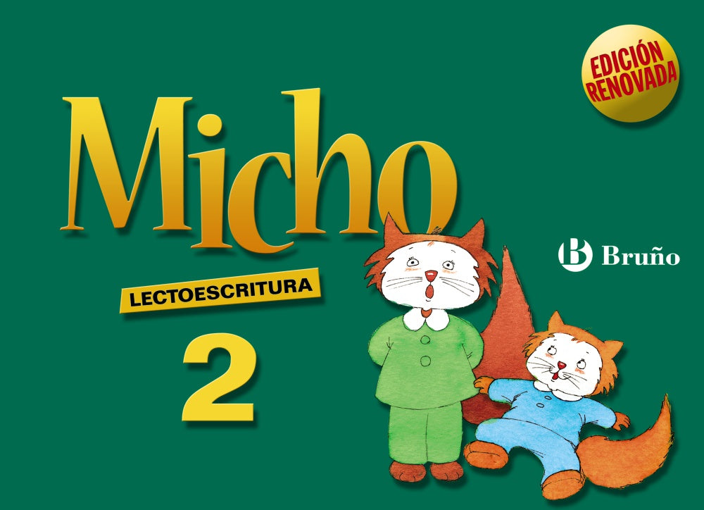 Micho 2 Lectoescritura. Pilar Martínez Belinchón (Editorial Bruño) 9788421651025 Imagen principal del producto