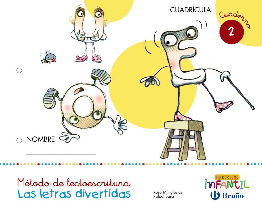 Las letras divertidas Cuadrícula Cuaderno 2 Imagen principal del producto
