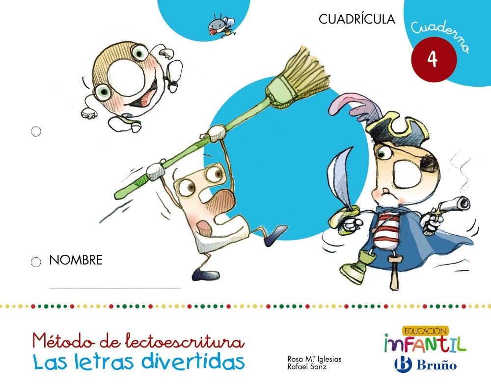 Las letras divertidas Cuadrícula Cuaderno 4 Imagen principal del producto