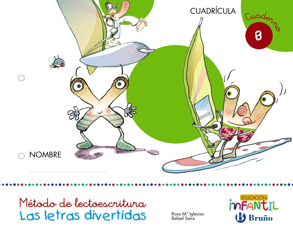 Las letras divertidas Cuadrícula Cuaderno 8 Imagen principal del producto
