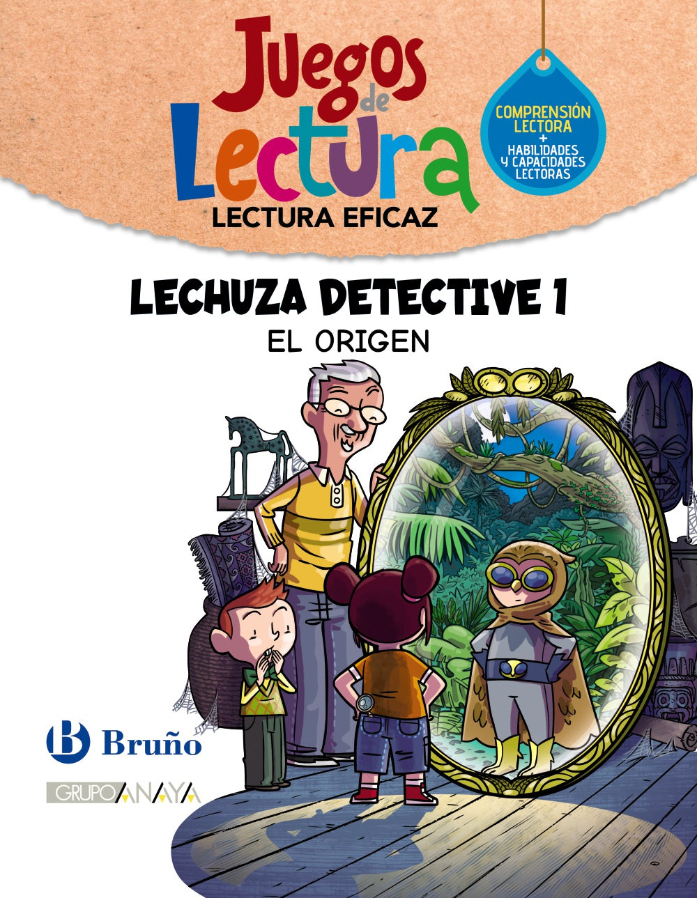 Lechuza detective 1. El origen. Juego de Lectura. Grupo Bruño (Editorial Bruño) 9788469635889 Imagen principal del producto