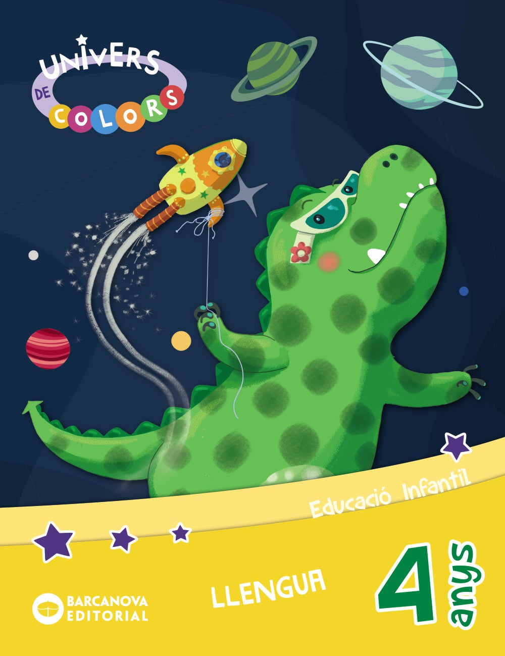Univers de colors 4 anys. Llengua. Carpeta de l'alumne. Ruth Barjuan (BARCANOVA) 9788448965686