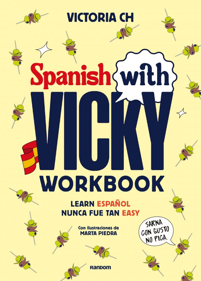 Spanish with Vicky: workbook: Learn español nunca fue tan easy. Victoria CH (Random Cómic) 9788419441645 Imagen principal del producto