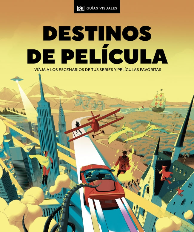 Destinos de película (Guías Visuales. Viajes para regalar): Viaja a los escencarios de tus series y películas favoritas Imagen principal del producto